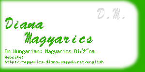 diana magyarics business card